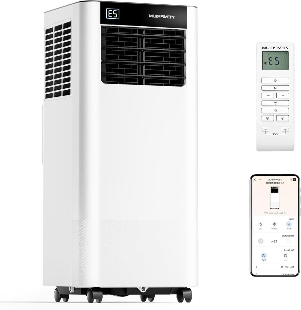 Draagbare Airco - Mobiele Airco - Ruimte Koelen - Compact Ontwerp - 23 Kilogram - Wit — afbeelding 1