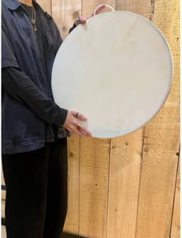 Ocean Drum 50 cm - effen - wit — thumbnail 4