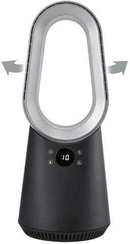 TRONIC Bladloze tafelventilator met afstandsbediening 50,7 cm - 10 standen - 24W - Zwart - Ventilator — thumbnail 1