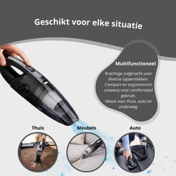 Monii Kruimeldief Snoerloos – Handstofzuiger – Kruimelzuiger – Inclusief Opzetstukken Voor Bereiken Moeilijke Plekken – Lichtgewicht — thumbnail 4