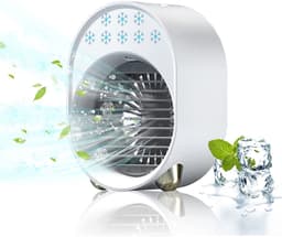 Luchtkoeler met verdampingskoeling, mini-ventilator, airconditioning — thumbnail 1