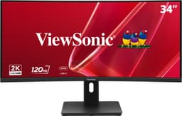 Viewsonic VA VA3420C-2 computer monitor 86,4 cm (34") 3440 x 1440 Pixels UltraWide Quad HD LED Zwart — thumbnail 1