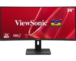 Viewsonic VA VA3420C-2 computer monitor 86,4 cm (34") 3440 x 1440 Pixels UltraWide Quad HD LED Zwart
