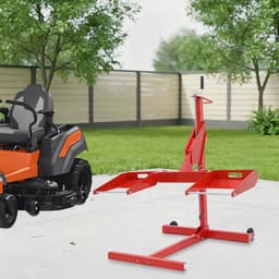 Grasmaaier Hefbok - Hefplatform Lift - Onderhoud Gazon - Telescopisch Ontwerp - 450 Lbs Capaciteit - Zwart Rood — thumbnail 2