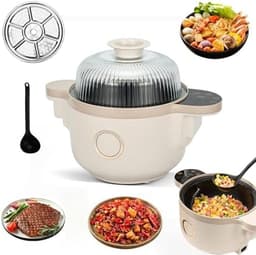 Automatische Kookmachine - Slimme Keukenrobot - Eenvoudig Koken - 360° Rotatie - 3.5L Capaciteit - Wit — thumbnail 1