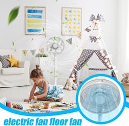 Staande ventilator - Vloerventilator - Binnen verkoeling - Stil en krachtig - Verstelbare hoogte - Uniek — thumbnail 5