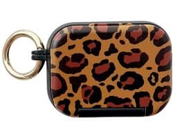 Geschikt voor AirPods Pro 3 TPU Beschermhoes Silicone Case met Volledige Bescherming Luipaard