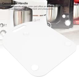 Mixer Mat - Apparaat Schuif - Keuken Gebruik - Met Handvat - 41 x 29 cm - Wit — thumbnail 3