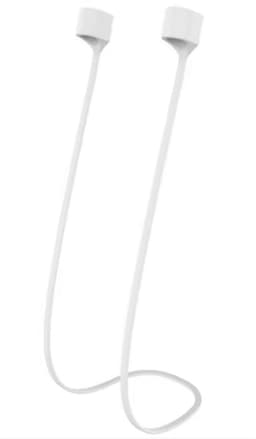 Koordje geschikt voor Apple AirPods - Anti verlies koord - Siliconen koord - Earbuds strap - Oortjes koord - Anti lost strap - Oordopjes koord - Nekkoord oordopjes - Wit - Siliconen - Jonyx — thumbnail 2