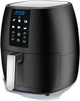 Heteluchtfriteuse Oven - Keukenapparaat - Gezond Koken - 6-in-1 Functionaliteit - 5.5 Liter - Zwart — thumbnail 1