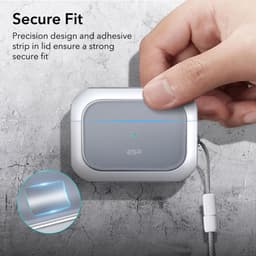 ESR Orbit Hybrid HaloLock Hoesje MagSafe Wit Geschikt voor Apple AirPods Pro 1/2 — thumbnail 4
