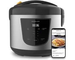 SnelShoppen - Multifunctionele Keukenrobot 5 Liter - Programmeerbaar tot 24 Uur - Automatisch Koken - 8 Vooraf Ingestelde Menu's - Warmhoudfunctie tot
