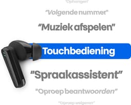 Phreeze TWS Pro 2 Hybrid ANC - Draadloze Oordopjes - Noise Cancelling - Bluetooth Oordopjes - In Ear - Earbuds - Uitstekende Geluidskwaliteit - Heldere Microfoon - Ergonomisch Pasvorm - Lange Batterijduur - Zwart — thumbnail 5