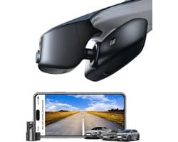 SnelShoppen - 4K+1080P Dashcam Voor en Achter met OEM-Look voor Audi A4 A6 A3 A5 Q5 S3 S4 S6 Q7 A8 S8 TT A7 S5 Q3 S7 RS3 RS5 RS6 e-tron - Inclusief 12