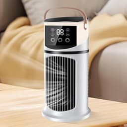 Mini Aircooler 600 ml met 9 Standen – USB Luchtkoeler met Bevochtiging, Verneveling en LED-Verlichting — thumbnail 2