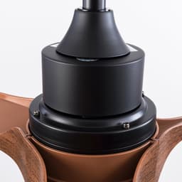 MODENUIT Ventilator 132 cm - Met Verlichting En 6 Snelheden - Voor Slaapkamer En Terras - ABS - Zwart — thumbnail 3