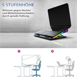 Koelventilator - Ventilator Motor - Koeling Verbeteren - RGB Frame - 960 Grams - Zwart — thumbnail 5