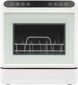 Tafelvaatwasser - Compacte vaatwasser - Keuken schoonmaken - 72 uur opslagfunctie - 6 liter reservoir - Wit — thumbnail 1