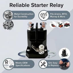 Dailygoods- Magneetschakelaar robuust - Startrelais - Compatibel met Ariens/Bolens/Dynamark/MTD/Murray/Snapper/Wheel Horse - Duurzaam - Hoogwaardige materialen - Betrouwbare oplossing - Startschakelaar — thumbnail 4