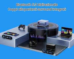 SnelShoppen - 4K Beamer met Autofocus en Keystone, Draagbare Projector 1080p Native Full HD, Wifi 6 en Bluetooth 5.3, Ideaal voor Thuisbioscoop, Feest — thumbnail 5