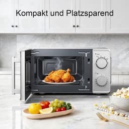 Solo Magnetron – Magnetron Oven – Microwave – Keukenapparaat – Mini Oven – 20 Liter Inhoud – 700 Watt Vermogen — thumbnail 2