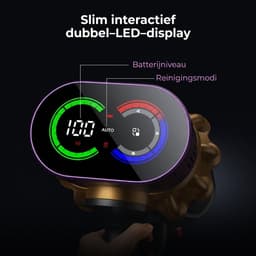 Konsoefuly Draadloze Steelstofzuiger — 650W Borstelloze Motor Met 125000 Omwentelingen per Minuut — 70 Minuten — 3 snelheden — Extra HEPAfilter — thumbnail 4