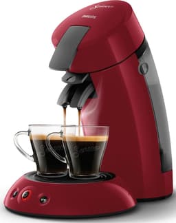 Philips Senseo Original HD6553/80 - Koffiepadmachine voor max 2 Kopjes Koffie - Exclusief Koffiepads - Rood — thumbnail 1
