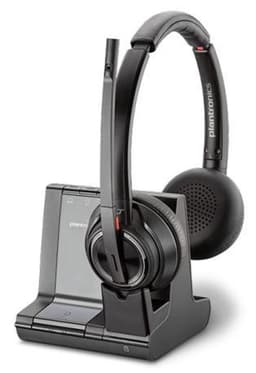 Plantronics Savi W8220/A, UC Duo Headset Zwart — thumbnail 1