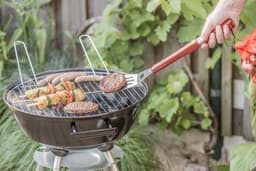 BBQ Collection Houtskoolbarbecue - Kogelbarbecue 45 x 60 centimeter - Ronde Barbecue - Barbecue op Wielen - Zwart - Metaal — thumbnail 5