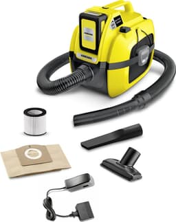 Kärcher WD 1 Compact Battery Set Nat-en Droogzuiger - 18 V - Accu 18 V / 2,5 Ah en lader inbegrepen - 7 liter - Patroonfilter — thumbnail 1