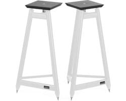 SolidSteel SS-6 boekenplank speakerstandaard (wit)