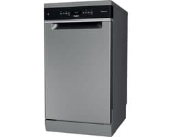 Whirlpool WSFO 3O34 PF X Rvs vrijstaande vaatwasser 45cm