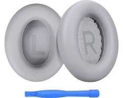 Vervangende Oorkussens voor Bose NC700 / Bose 700 Noise Cancelling Hoofdtelefoon van MMOBIEL - Memory Foam en Protein PU Koptelefoon Oorkussens - Noise Isolation Earpads – Licht Grijs