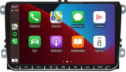 Carplay autoradio voor Volkswagen Polo T5 Passat Tiguan Touran Golf 5 6 | 2003 t/m 2020 | 9 INCH | Draadloos Apple Carplay en Android Auto | 4GB + 64GB | Denago | 2025 model | 2003 2004 2005 2006 2007 t/m 2017 2018 2019 2020 | Bluetooth & Wifi — thumbnail 3
