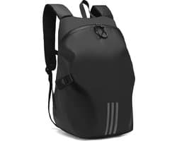 CarryQuest® - Motor Rugzak - Zwarte Motorhelm Rugzak - Motorrugzak - Duurzaam & Waterdicht - 19x30x50 cm - Slechts 0.6 kg - Voor Helm, Laptop & Meer