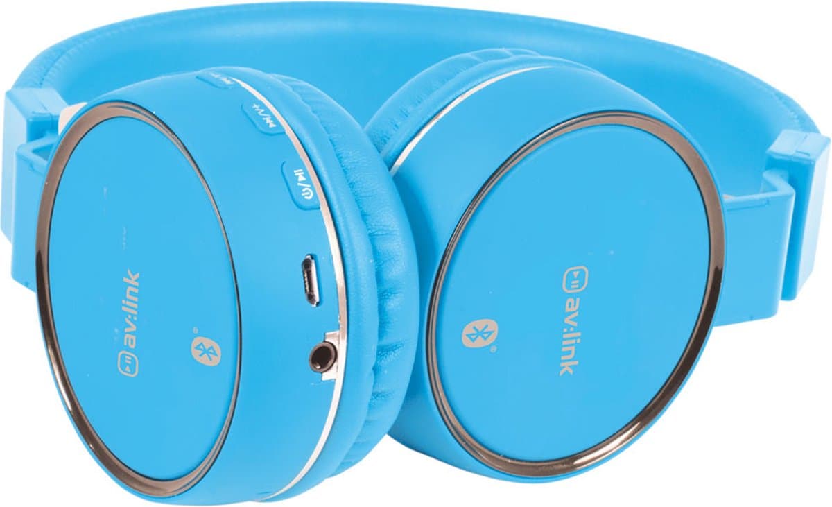 AV:Link Wireless Bluetooth hoofdtelefoon (Blauw) — afbeelding 1