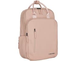 New Rebels William Milwaukee Oudroze 18L Rugzak Waterafstotend Laptop 15.6 Schooltas - Update: sterke ritsen