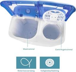 Camping Wasmachine tot 3,5 kg met Centrifugeerfunctie – Ideaal voor op de Camping — thumbnail 5