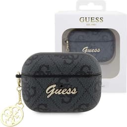 Guess 4G PU Leather Case - Apple Airpods Pro 2 (2e generatie met modelnummers A2700 en A2968) - Grijs — thumbnail 5
