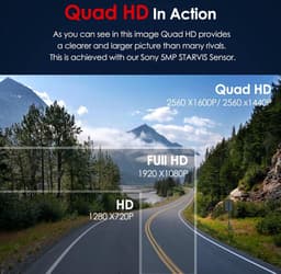 Alleen 140° Groothoek Compact 2.0" LCD-scherm - G-sensor Bewegingsdetectie GPS HDR Verbeterde Nachtzicht - Dash Camera met Front Camera voor Auto's Dashcam voor auto — thumbnail 5
