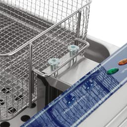 Professionele Elektrische Friteuse 2x 10L - Koude Zone, 6000W, Roestvrij Staal, Temperatuur 50-200°C, Gemakkelijk Schoon te Maken — thumbnail 5