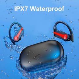 Draagbare bluetooth-hoofdtelefoon voor hardlopen met boog geluidsreductietechnologie - Ideaal voor luisteren naar muziek — thumbnail 4