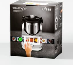 Ufesa 85104982 TotalChef RK7 Smart Keukenrobot, 30 Kookfuncties, WiFi, Touchscreen Display 7'', Mengkom van 4.5L inhoud, Incl. receptenboek — thumbnail 3
