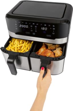 ProfiCook FR 1242 H - Dubbele Heteluchtfriteuse - Airfryer - 2x4,5 liter - 2400W — thumbnail 10