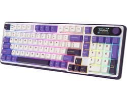 Royal Kludge RKS98 - Mechanisch Gaming Toetsenbord - Draadloos - RGB - Met LCD-scherm