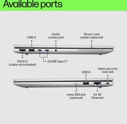 "HP ProBook 440 G11 Intel Core Ultra 5 125U Laptop 35,6 cm (14"") WUXGA 16 GB DDR5-SDRAM 512 GB SSD Wi-Fi 6E (802.11ax) Windows 11 Pro AI PC Zilver" — thumbnail 5