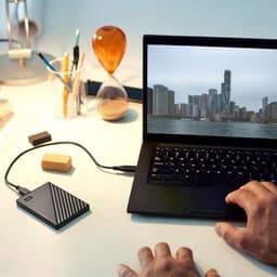 MKSS® Harde Schijf Extern - Draagbare - 1TB Opslag - Zwart — thumbnail 4