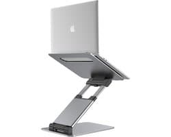 ErgoLine - Laptop Standaard Verstelbaar - Zilver