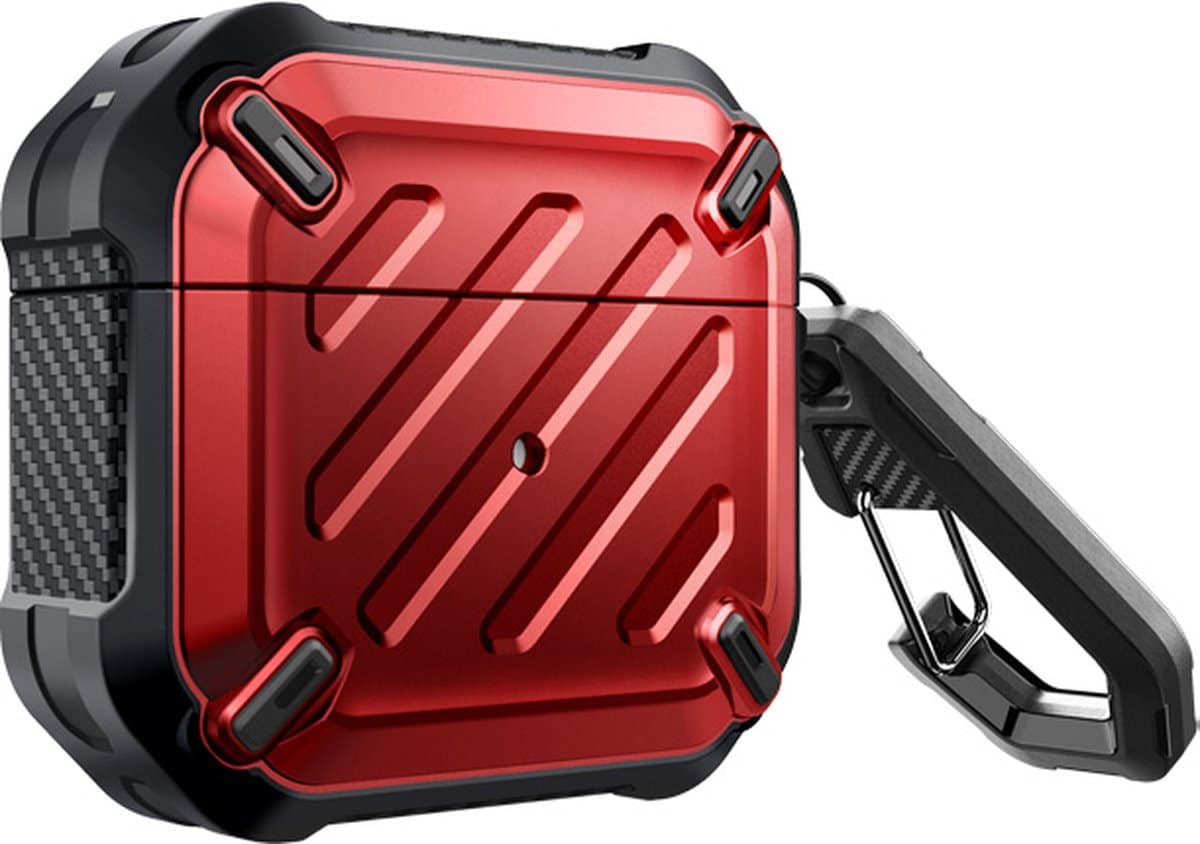 Supcase Unicorn Beetle Rugged Armor Geschikt voor Apple AirPods 3 Case Rood — afbeelding 1