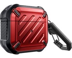 Supcase Unicorn Beetle Rugged Armor Geschikt voor Apple AirPods 3 Case Rood